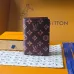 Louis Vuitton M27612 Vertical Compact Wallet - Monogram Coated Canvas (Multiple Colors Available) #A60522