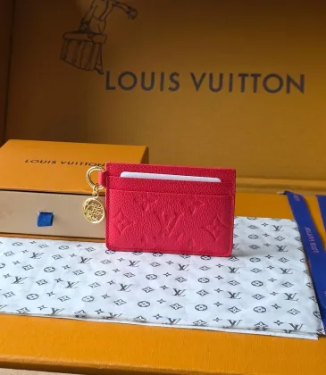  M28129 Porto Cult Red Empreinte Leather Charm Card Holder Wallet #A66001