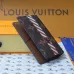 Louis Vuitton Monogram Canvas Wallet With Striped Accent and GV Initials size:14×2.5×10cm #A53918