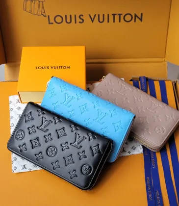 Louis Vuitton Monogram Empreinte Zip Around Wallets In Assorted Colors #A52602