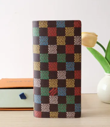 Louis Vuitton Damier Azur Colorful Checkered Long Wallet For Stylish Organization #A52605