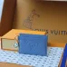Louis Vuitton Empreinte Leather Card Holders With Charms In Blue And Pink #A52593