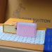 Louis Vuitton Empreinte Leather Card Holders With Charms In Blue And Pink #A52593