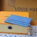 Louis Vuitton Empreinte Leather Card Holders With Charms In Blue And Pink #A52593