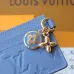 Louis Vuitton Empreinte Leather Card Holders With Charms In Blue And Pink #A52593