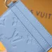 Louis Vuitton Empreinte Leather Card Holders With Charms In Blue And Pink #A52593