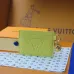 Louis Vuitton Empreinte Leather Card Holders With Charms In Blue And Pink #A52593