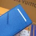Louis Vuitton Blue Epi Leather Card Holder With Zippered Design #A52601