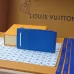 Louis Vuitton Blue Epi Leather Card Holder With Zippered Design #A52601