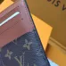 Louis Vuitton Monogram Canvas Zip Card Holder With Leather Accents  #A52599