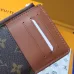 Louis Vuitton Monogram Canvas Zip Card Holder With Leather Accents  #A52599