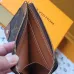 Louis Vuitton Monogram Canvas Zip Card Holder With Leather Accents  #A52599