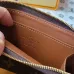 Louis Vuitton Monogram Canvas Zip Card Holder With Leather Accents  #A52599