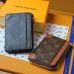 Louis Vuitton Monogram Canvas Zip Card Holder With Leather Accents  #A52599