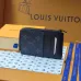 Louis Vuitton Monogram Canvas Zip Card Holder With Leather Accents  #A52599