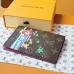 Louis Vuitton Monogram Canvas Wallet: Playful Artistic Twist on Classic Luxury size:10×14×2.5cm #A53531