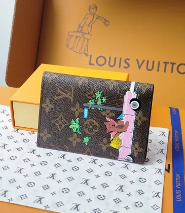 Louis Vuitton Monogram Canvas Wallet: Playful Artistic Twist on Classic Luxury size:10×14×2.5cm #A53531