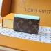 Louis Vuitton Monogram Canvas Compact Wallets With Colorful Leather Flaps #A52592