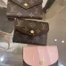 Louis Vuitton Monogram Canvas Compact Wallets With Colorful Leather Flaps #A52592