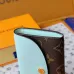 Louis Vuitton Monogram Canvas Compact Wallets With Colorful Leather Flaps #A52592