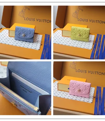 Louis Vuitton Empreinte Leather Compact Wallets In Assorted Pastel Colors #A52596
