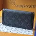 Louis Vuitton Monogram Canvas Zip Around Wallets In Classic And Dark Hues #A52600