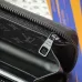 Louis Vuitton Monogram Canvas Zip Around Wallets In Classic And Dark Hues #A52600
