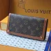 Louis Vuitton Monogram Canvas Zip Around Wallets In Classic And Dark Hues #A52600