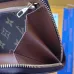 Louis Vuitton Monogram Canvas Zip Around Wallets In Classic And Dark Hues #A52600