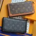 Louis Vuitton Monogram Canvas Zip Around Wallets In Classic And Dark Hues #A52600