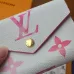 Louis Vuitton Monogram Colorful Compact Wallets In Pink And Purple Hues  #A52603
