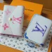 Louis Vuitton Monogram Colorful Compact Wallets In Pink And Purple Hues  #A52603
