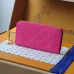 Louis Vuitton Embossed Leather Wallets In Vibrant Colors With Signature Patterns And Charms #A50905