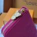 Louis Vuitton Embossed Leather Wallets In Vibrant Colors With Signature Patterns And Charms #A50905