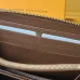 Louis Vuitton Monogram Canvas Zippy Wallet With Striped Accent and GV Initials size:10.5×2.5×19.5cm #A53916