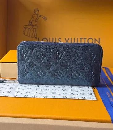 Zippy Wallet – Iridescent Navy Monogram Empreinte Leather #A58787 Zippy Wallet – Iridescent Navy Monogram Empreinte Leather #A58787