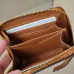 Louis Vuitton Brown Empreinte Leather Zippy Coin Purse With Signature Monogram Motifs #A50899