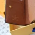 Louis Vuitton Brown Empreinte Leather Wallet With Signature Monogram Embossing And Compact Design #A50894