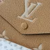 Louis Vuitton Beige Empreinte Leather Wallet With Signature Monogram And Envelope Design #A50902