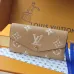 Louis Vuitton Beige Empreinte Leather Wallet With Signature Monogram And Envelope Design #A50902