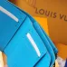Louis Vuitton Two - Tone Empreinte Leather Wallets In Blue Shades With Signature Monogram #A50900