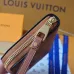 Louis Vuitton Brown Empreinte Leather Zippy Wallet With Signature Monogram Embossing #A50897