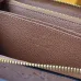 Louis Vuitton Brown Empreinte Leather Zippy Wallet With Signature Monogram Embossing #A50897