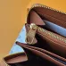 Louis Vuitton Brown Empreinte Leather Zippy Wallet With Signature Monogram Embossing #A50897