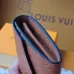 Louis Vuitton Brown Empreinte Leather Envelope Wallet With Signature Monogram And Gold Button #A50898