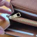 Louis Vuitton Brown Empreinte Leather Envelope Wallet With Signature Monogram And Gold Button #A50898