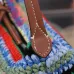 Miu Miu Crochet Hobo Bags: Colorful, Handcrafted Style Statements size:25.5×14×10cm #A53542