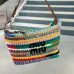 Miu Miu Crochet Hobo Bags: Colorful, Handcrafted Style Statements size:25.5×14×10cm #A53542