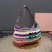 Miu Miu Crochet Hobo Bags: Colorful, Handcrafted Style Statements size:25.5×14×10cm #A53542