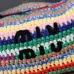 Miu Miu Crochet Hobo Bags: Colorful, Handcrafted Style Statements size:25.5×14×10cm #A53542